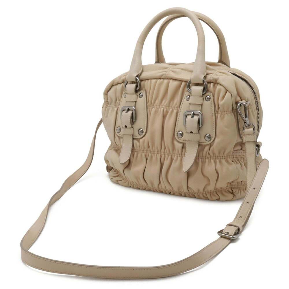 PRADA Pink Leather Shoulder Bag - Picture 3 of 10